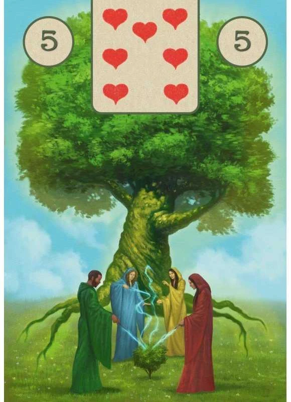 Lo Scarabeo Pagan Lenormand Oracle Kortos