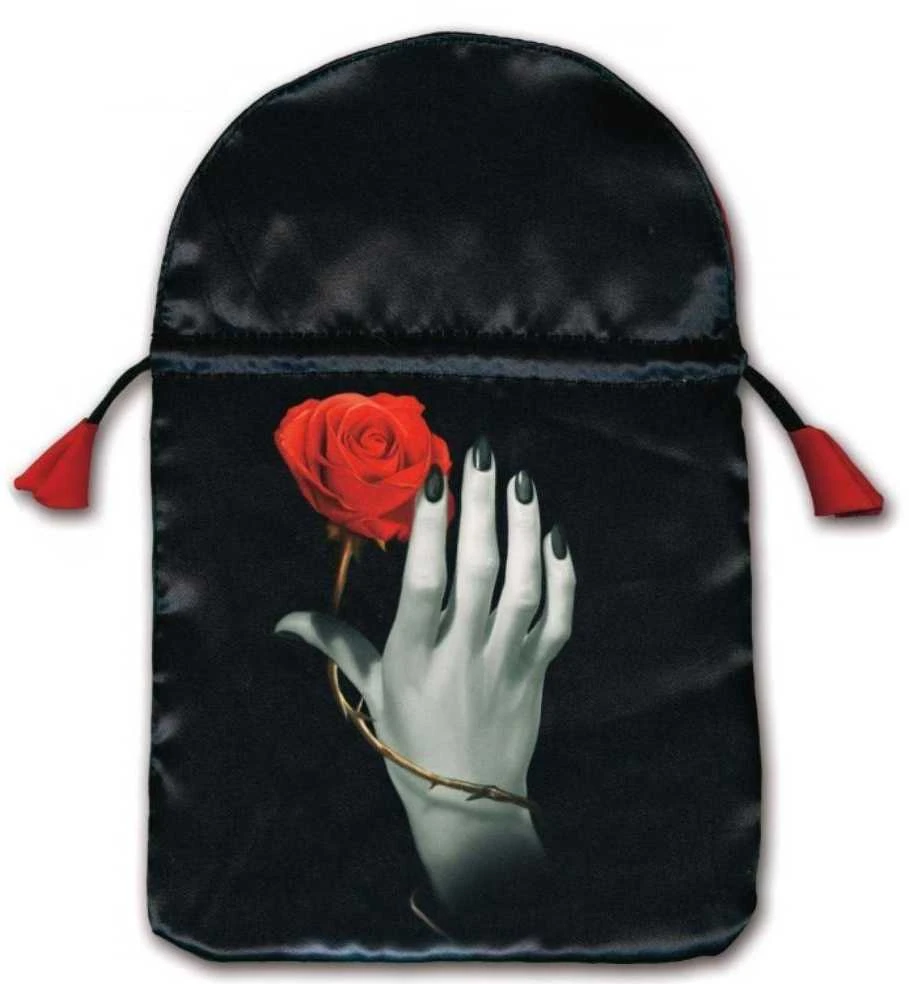 Lo Scarabeo Rose Hand Satininis Maišelis Kortoms