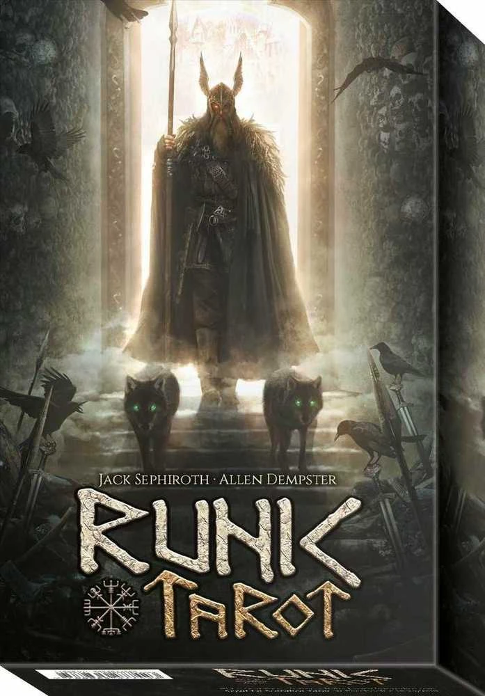 Lo Scarabeo Runic Tarott Kit kortos ir knyga