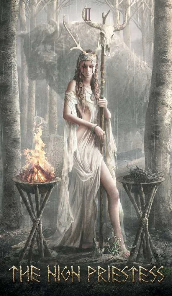 Lo Scarabeo Runic Tarott Kit kortos ir knyga