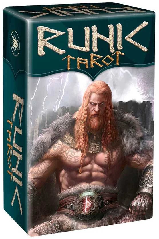 Kortų rinkinys - Runic Tarot Mini (Lo Scarabeo, 78 kortos, daugiakalbis)