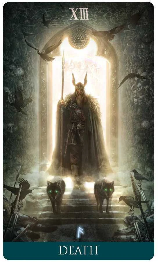 Kortų rinkinys - Runic Tarot Mini (Lo Scarabeo, 78 kortos, daugiakalbis)