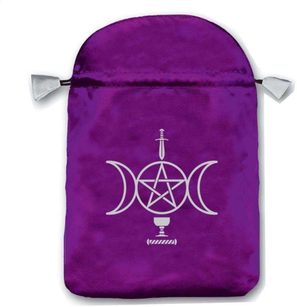 Lo Scarabeo Sensual Wicca Satininis Violetinis Maišelis Kortoms