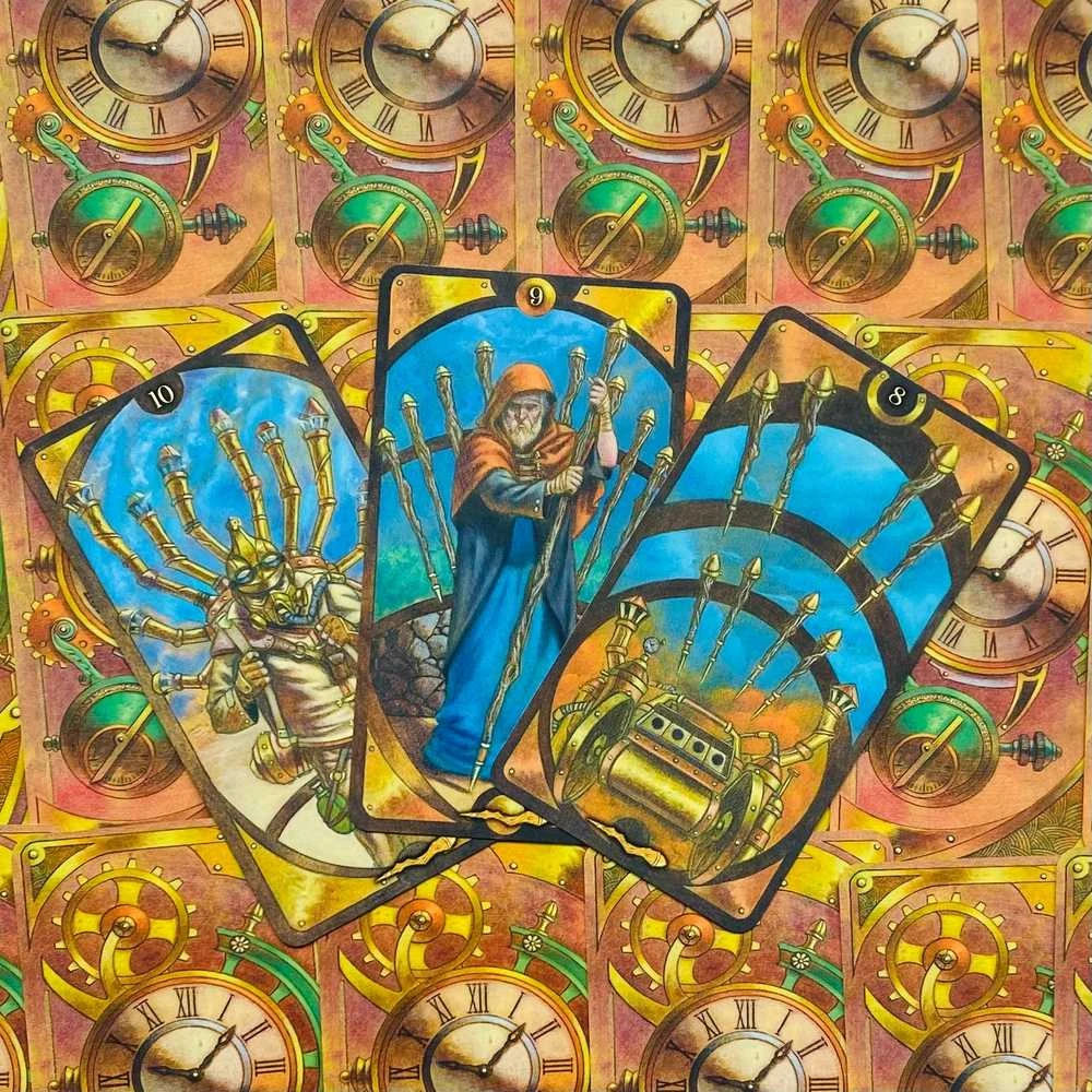 Lo Scarabeo Steampunk Art Nouveau Tarot Kortos