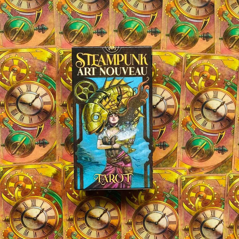Lo Scarabeo Steampunk Art Nouveau Tarot Kortos