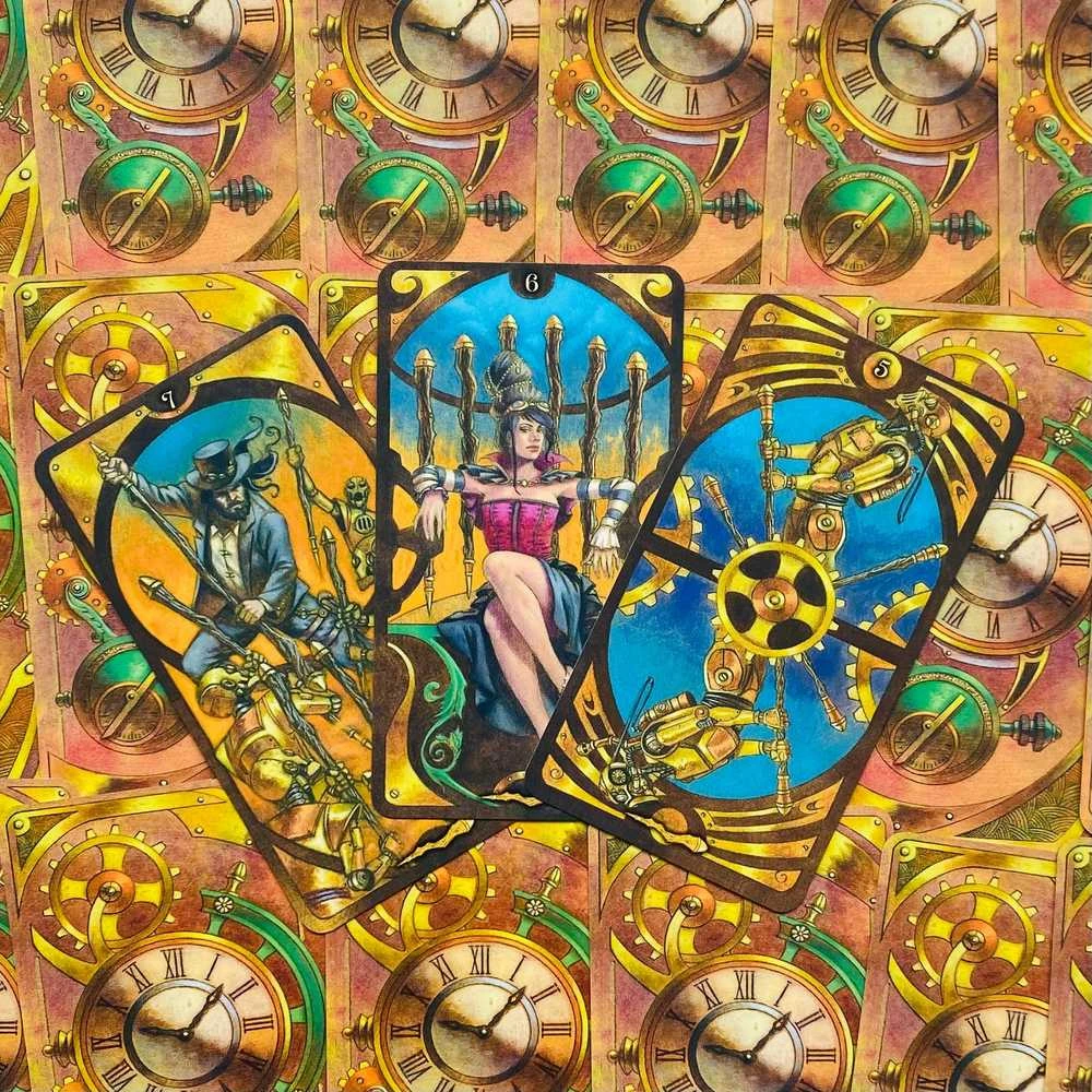 Lo Scarabeo Steampunk Art Nouveau Tarot Kortos