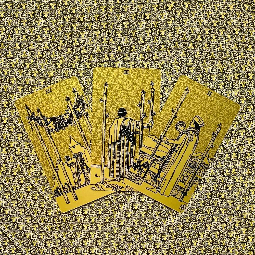 Lo Scarabeo Tarot Juodas And Gold Edition Taro Kortos