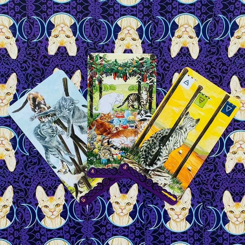 Lo Scarabeo Tarot Of Pagan Cats Kortos