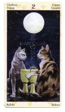 Lo Scarabeo Tarot Of Pagan Cats Mini Kortos