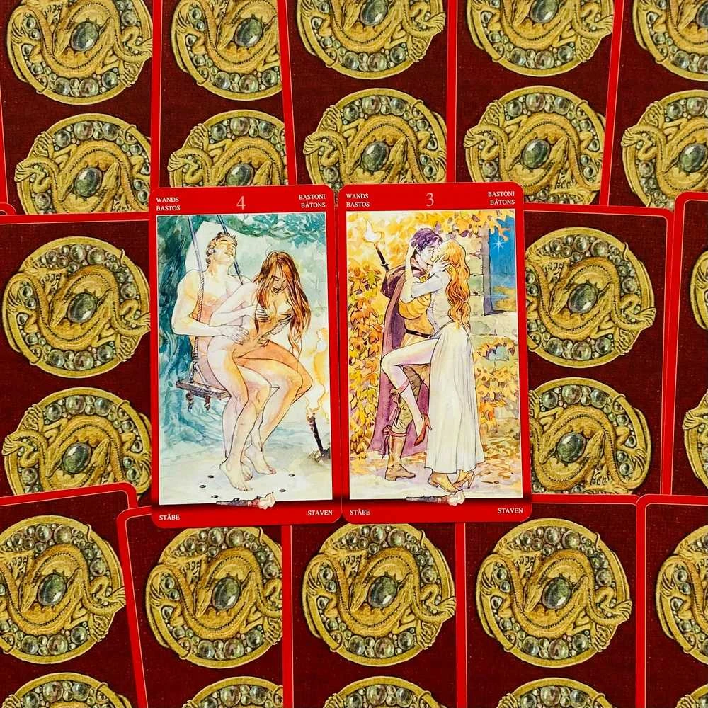 Lo Scarabeo Tarott Of Sexual Magic kortos