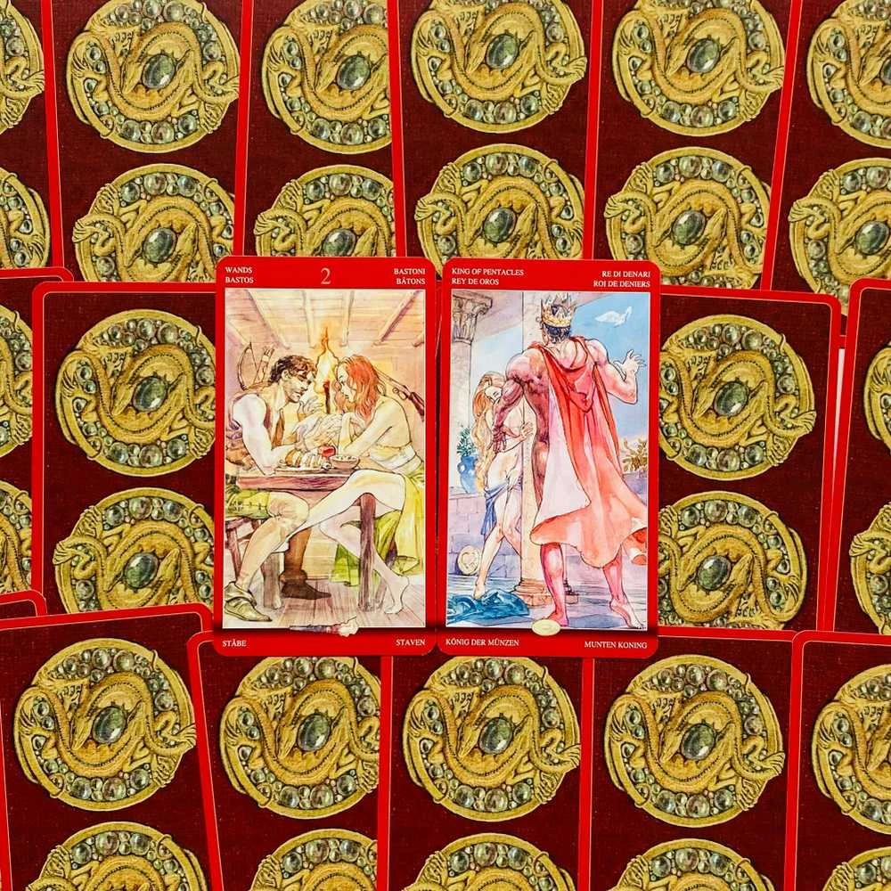 Lo Scarabeo Tarott Of Sexual Magic kortos
