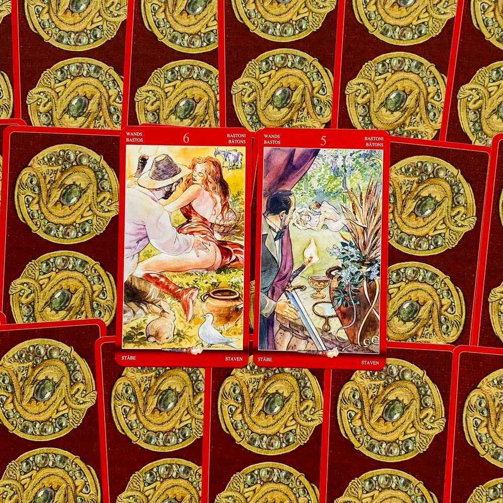 Lo Scarabeo Tarott Of Sexual Magic kortos