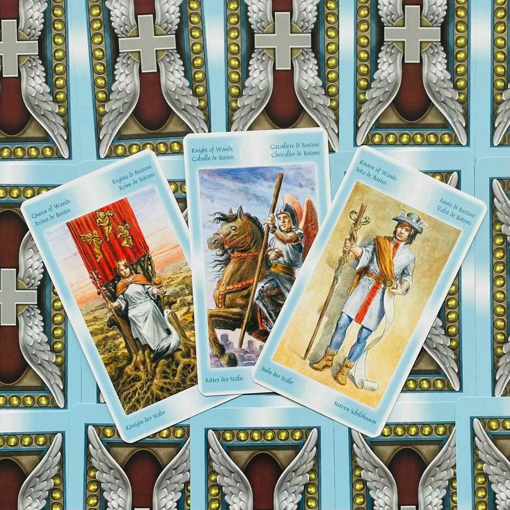 KNYGA Lo Scarabeo Tarot Of The Angels Kortos