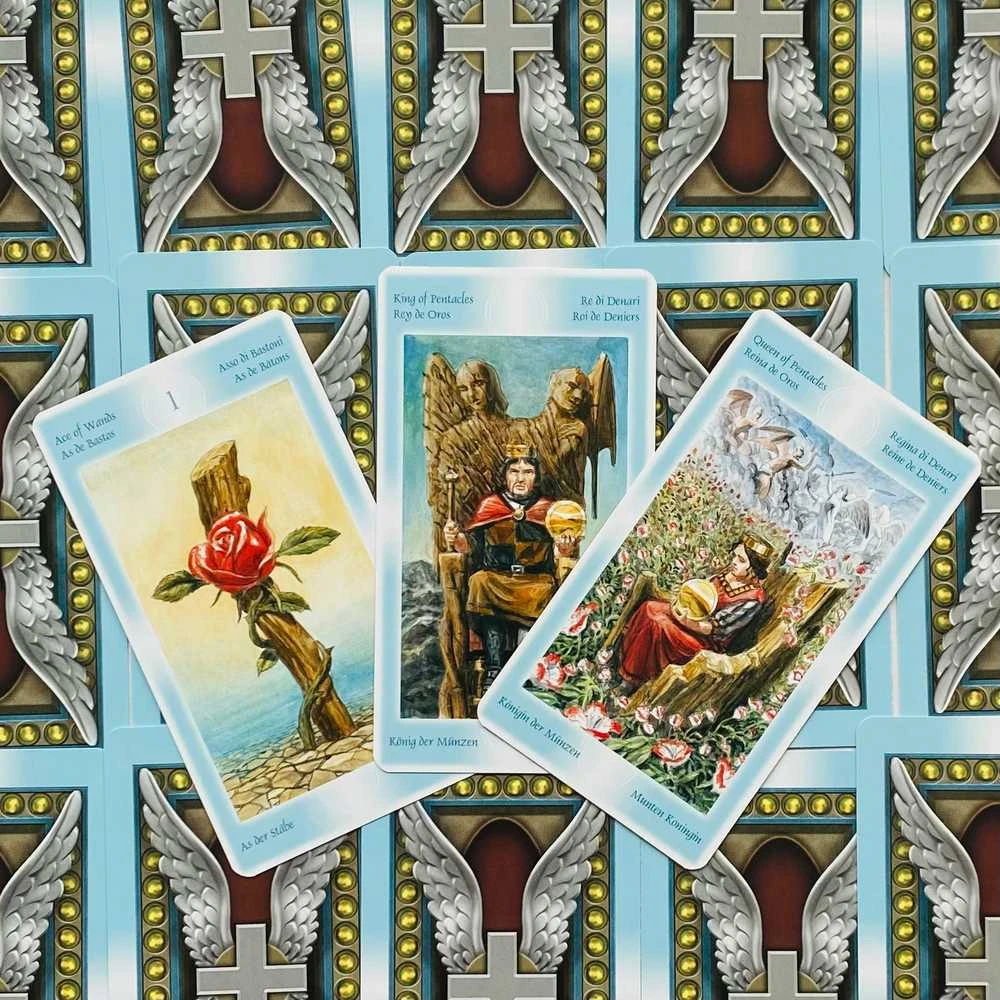 KNYGA Lo Scarabeo Tarot Of The Angels Kortos