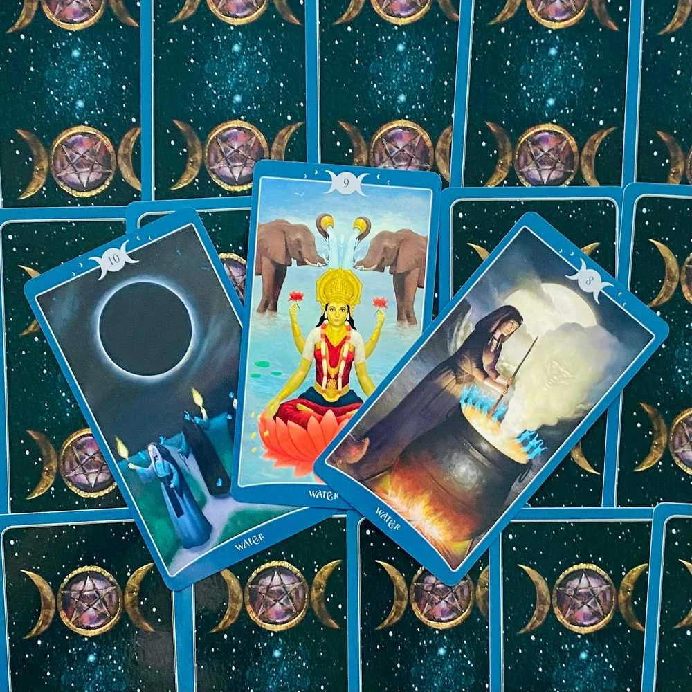 Lo Scarabeo The Book Of Shadows Tarot Pilno Leidimo Rinkinys