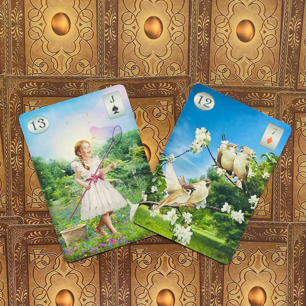 Lo Scarabeo Thelema Lenormand kortos