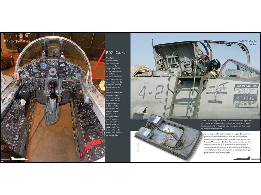Lockheed F-104 Starfighter – Duke Hawkins fotografijų knyga