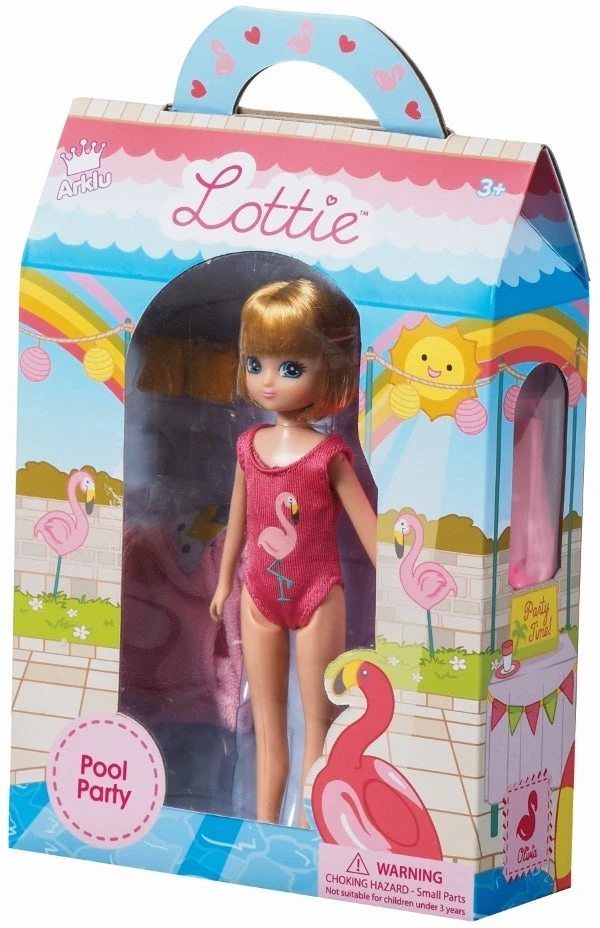 Lottie lėlė Maudosi