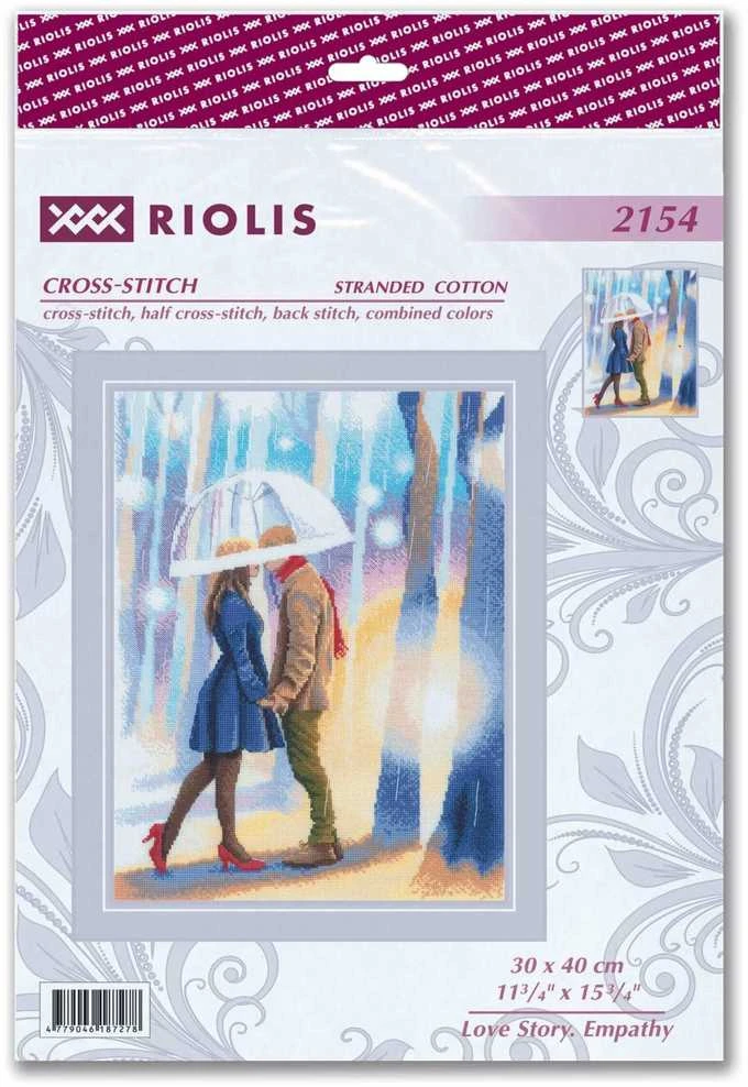 Riolis Kryželio siūlų rinkinys "Meilės istorija. Empatija" 30x40 SR2154