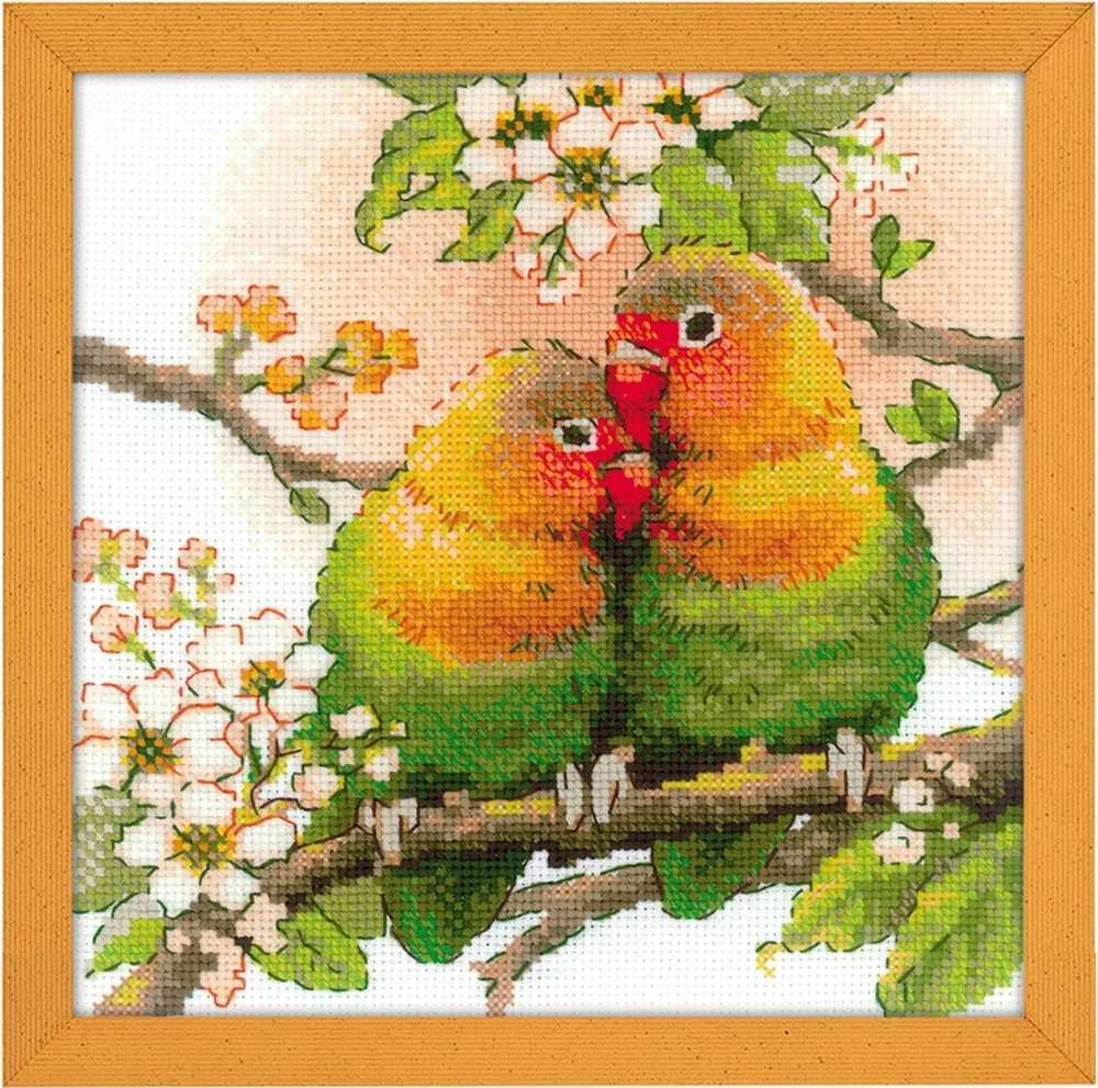 Lovebirds siuvinėjimo rinkinys iš RIOLIS Nr.: 1780