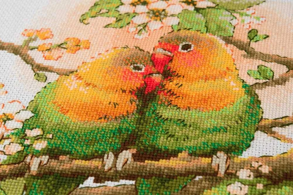 Lovebirds siuvinėjimo rinkinys iš RIOLIS Nr.: 1780