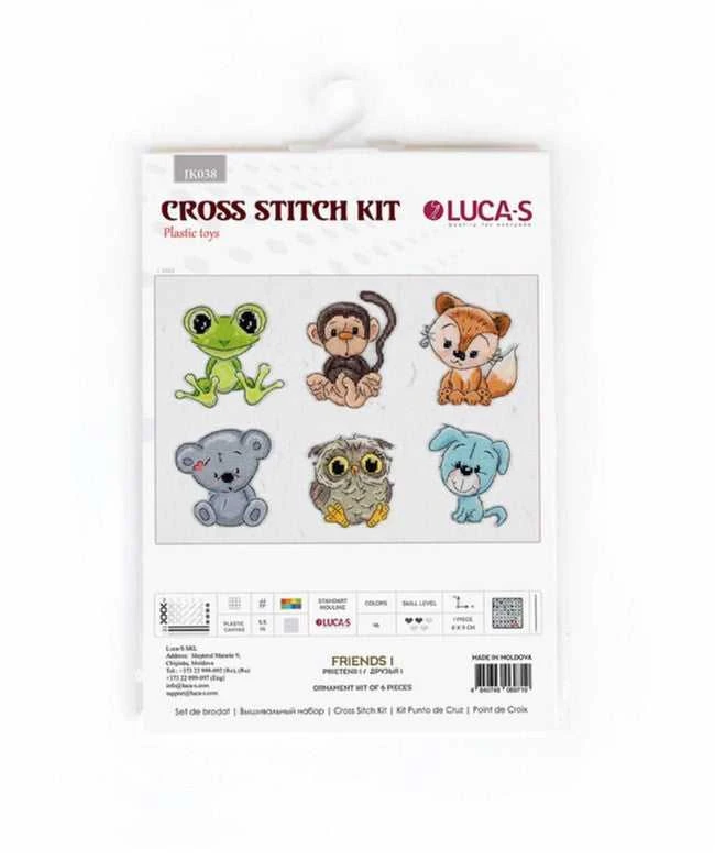 luca S Kryželių siuvinėjimo rinkinys Draugai 1 8x9 cm SJK038