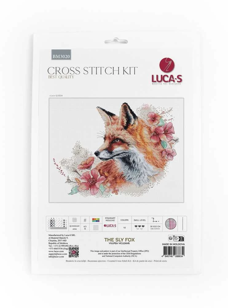 luca S Siuvinėjimo kryželiu rinkinys "The Sly Fox" 30 x 22 cm SBM3020