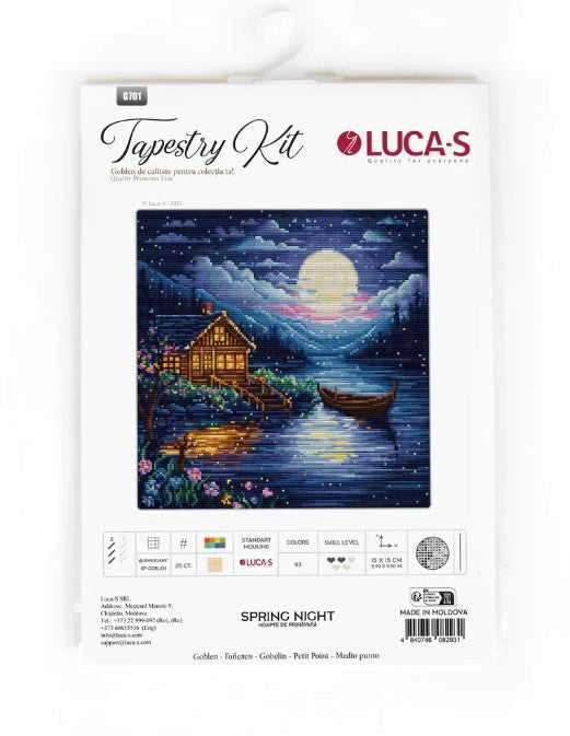 luca S Petit Point Kit Pavasario naktis 15x15cm SG701
