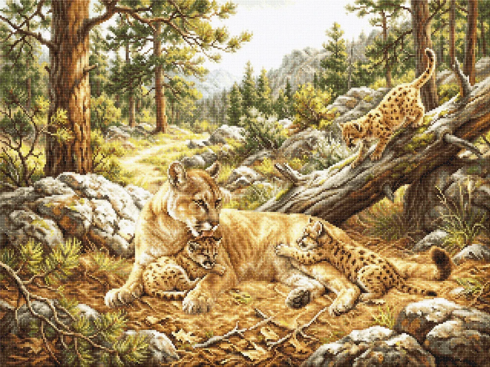 luca S Kryželiu siuvinėjimo rinkinys "Motiniška meilė" 51 x 38 cm SB734