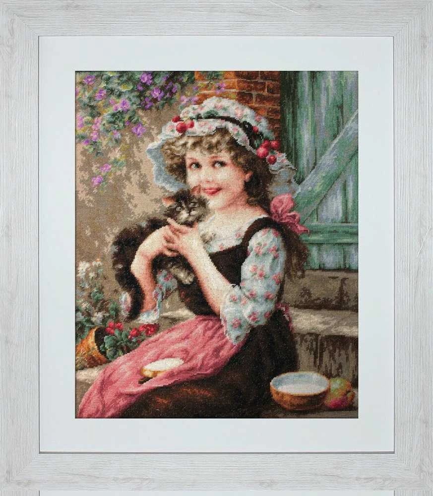 luca S Petit Point Rinkinys "Mažas kačiukas" SG538