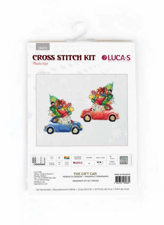 luca S Žaislų kryželiu siuvinėjimo rinkinys The Gift Car SJK035