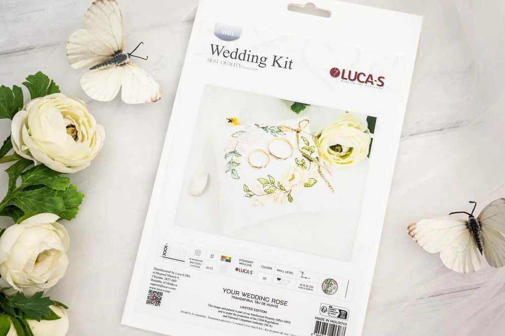 luca S Vestuvių rinkinys „Your Wedding Rose“ 10x10 cm SW01