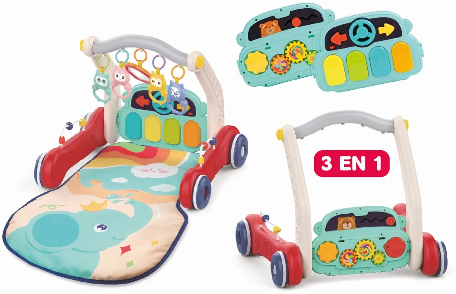 LUDI multifunkcinis kilimėlis-pianinas-vaikštynė, Liūtas 3in1