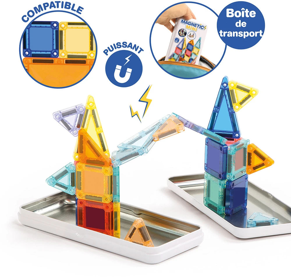 LUDI magnetinis konstruktorius Mini kelioninis formatas