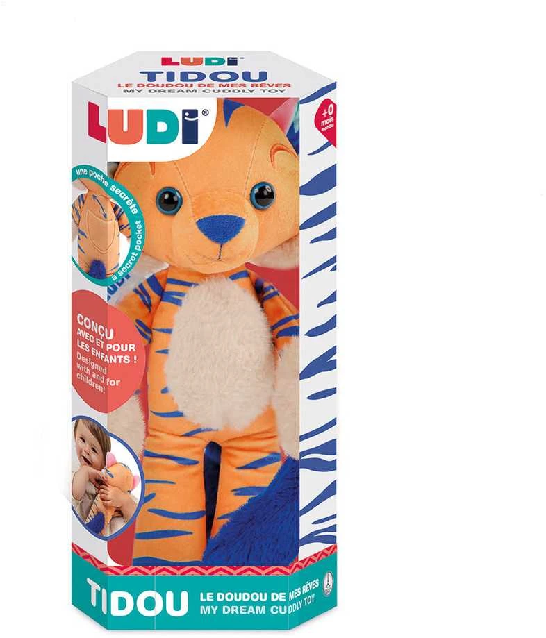 LUDI minkštas žaislas tigriukas Tidou