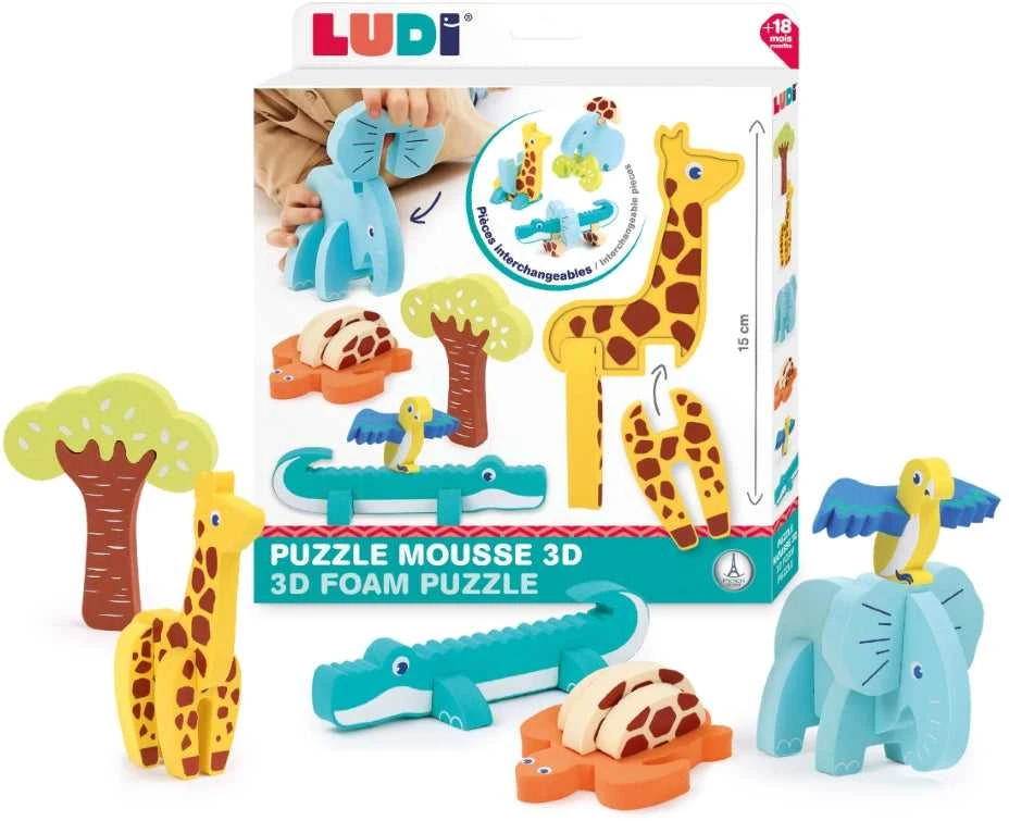LUDI 3D dėlionė, Safari