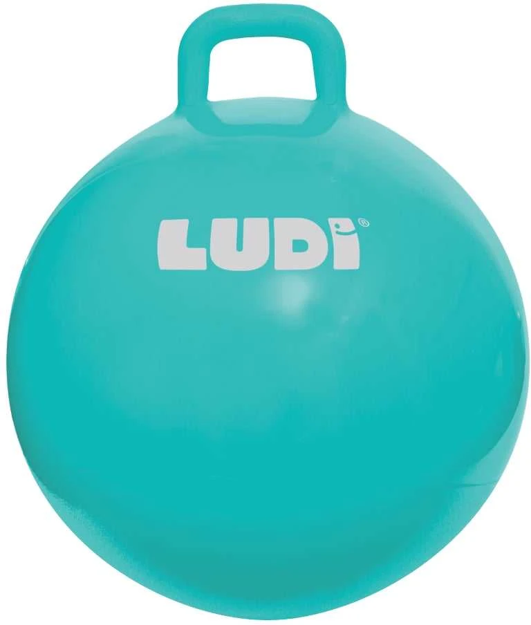 LUDI šokinėjimo kamuolys, mėlynas 55 cm