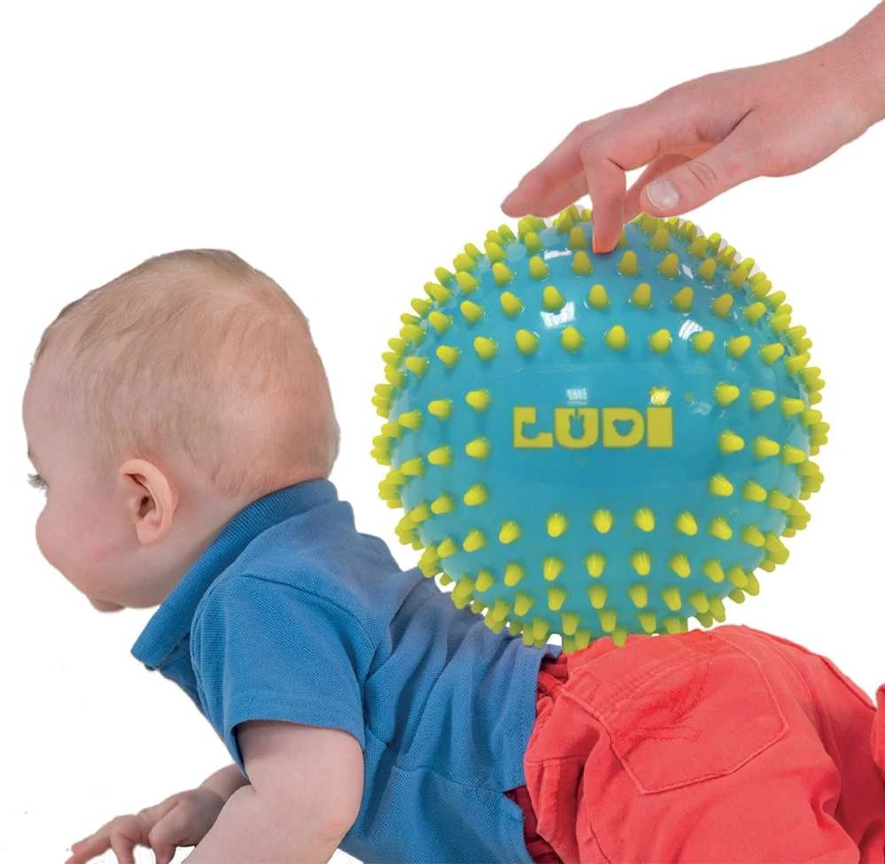 LUDI sensoriniai kamuoliukai, mėlyna ir geltona 3 vnt.