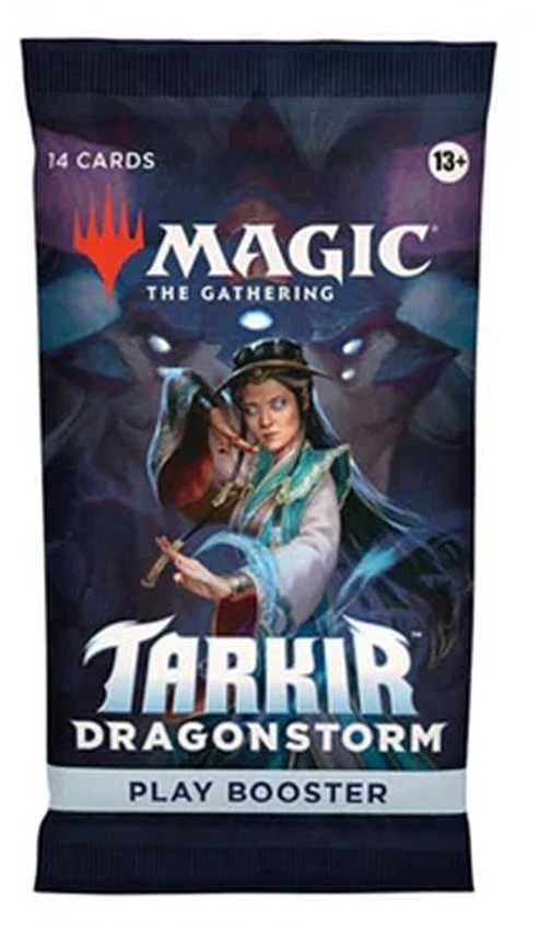 Magic: The Gathering Tarkir Dragonstorm Play Booster pakelis (14 kortų, EN)