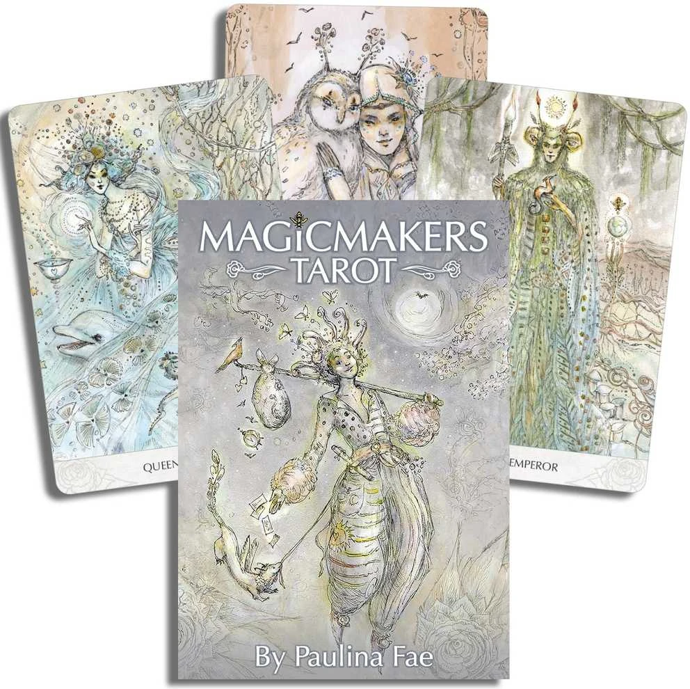 Us Games Systems Taro kortos - Magicmakers Tarot 78 Kortų su Knygele 12x8.5x4 cm
