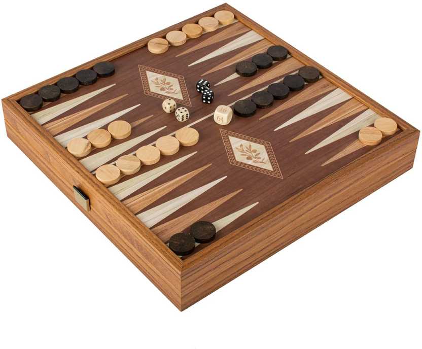 Stalo Žaidimų Rinkinys - Manopoulos Klasikinis 4in1 Šachmatai, Šaškės, Ludo, Gyvatės M Dydis