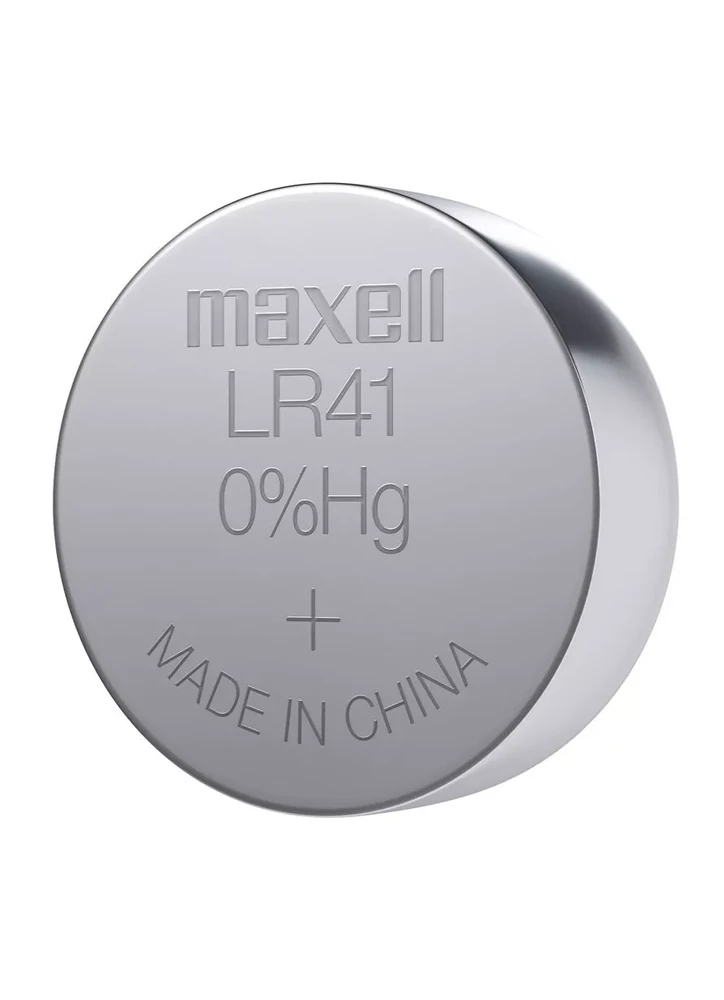 Maxell LR41 (AG3) 3V šarminės mygtukinės baterijos, 10 vnt.