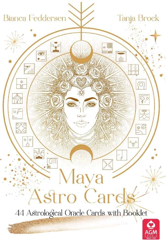 Astrologijos Kortų Rinkinys - Maya Astro Orakulo Kortos AGM 44 Kortos 15x10.5x4.5 cm