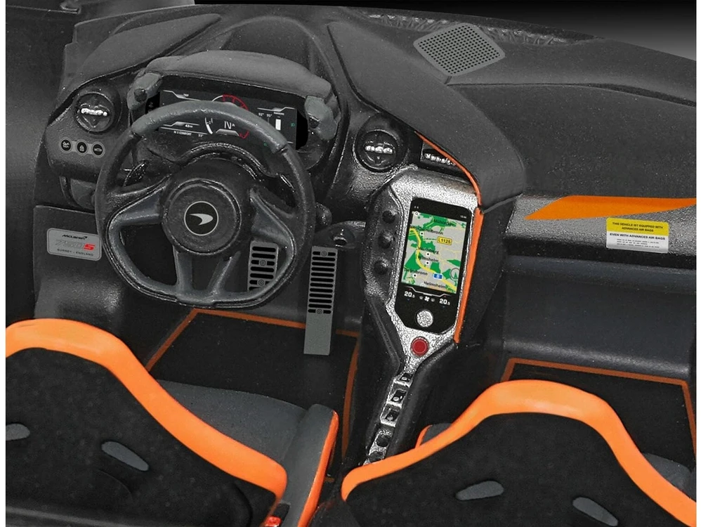 McLaren 750S plastikinis surenkamas modelis 1:24 su lipdukais Revell