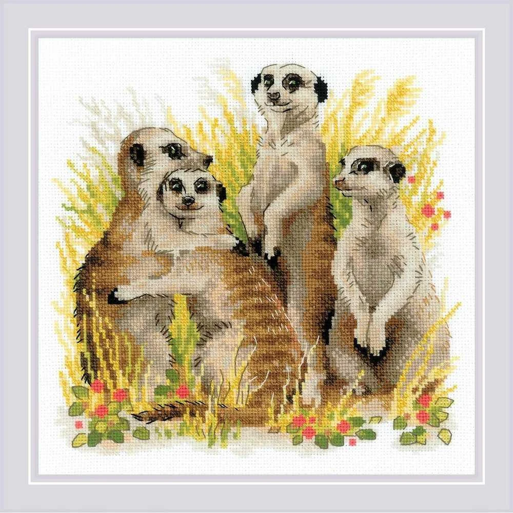 Meerkats siuvinėjimo rinkinys iš RIOLIS Nr.: 1761