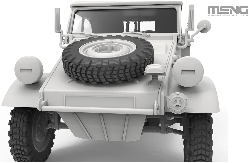 Meng Model 1:35 Volkswagen Kübelwagen Type 82 vokiečių karinis modelis (Rytų frontas)