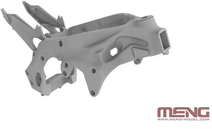 Meng Model BMW HP4 Race 1/9 plastikinis surenkamas motociklo modelis Meng