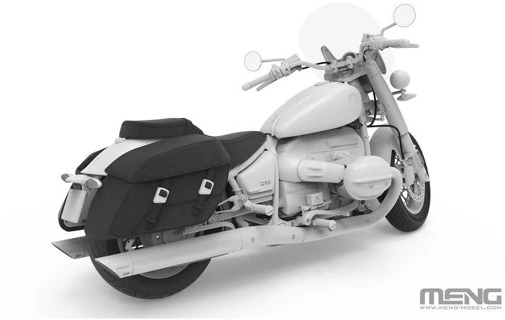 Meng Model BMW R18 Classic 1/9 plastikinis surenkamas motociklo modelis Meng MT-006