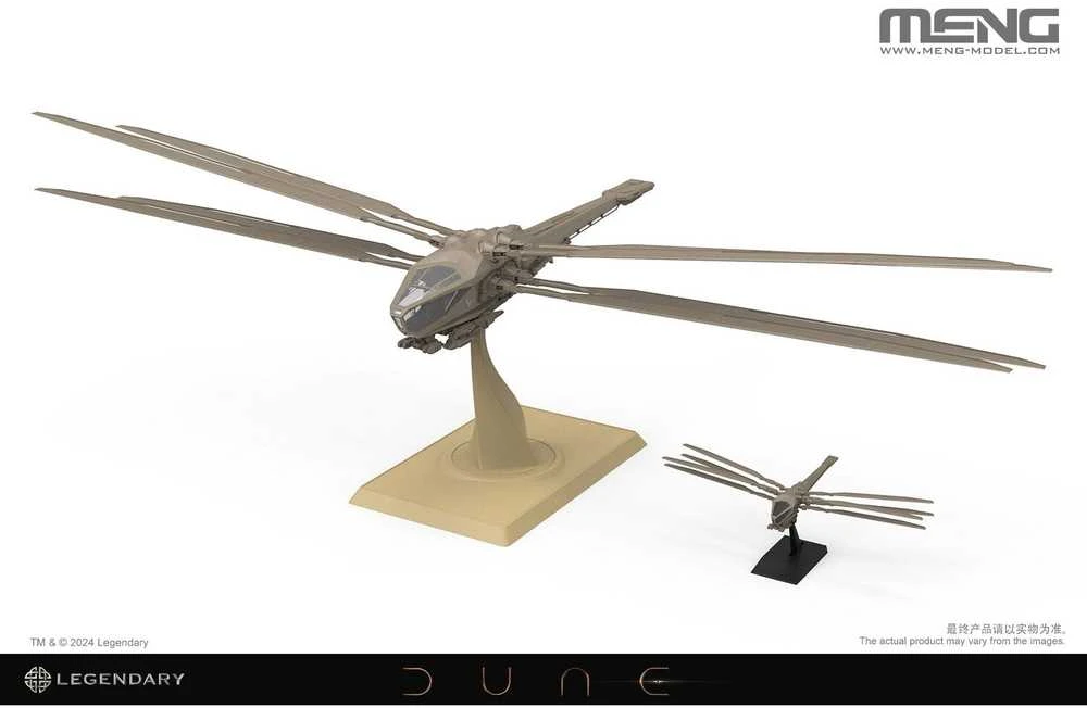 Meng Model Dune Atreidų ornitopteris 1/72 plastikinis modelis – Meng DS-007
