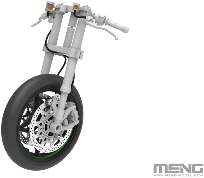Meng Model Kawasaki Ninja H2R 2018 surenkamas motociklo modelis Meng 1/9 MT-011